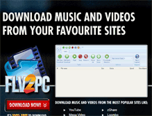 Tablet Screenshot of flv2pc.com